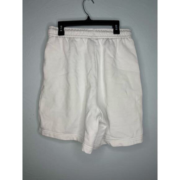 Nike Sweat Shorts Men's Size XS  White 6-inch Athletic Active Workout Drawstring - Picture 2 of 5